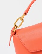 Furla Кожена ръчна чанта Sfera Soft с допълнителна презрамка Коралово червено