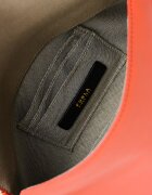 Furla Кожена ръчна чанта Sfera Soft с допълнителна презрамка Коралово червено