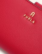 Furla Кожено портмоне Camelia с лого Аленочервен
