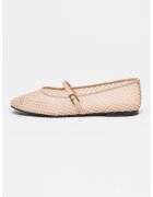 Furla Мрежести пантофки Etoile тип Mary Jane с кожа