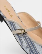 Furla Обувки Etoile с лого Светло сив/Тъмносин/Небесносин