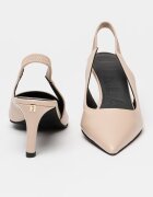 Furla Обувки с отворена пета и остър връх Светлорозов