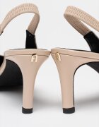 Furla Обувки с отворена пета и остър връх Светлорозов