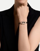Furla Овален часовник от неръждаема стомана Rose Gold/Черен