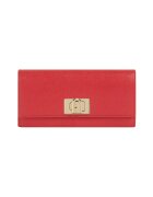 Furla Портмоне 1927 XL с двойно прегъване и метално лого Червен
