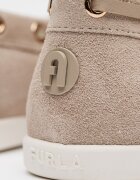 Furla Велурени мокасини nina Сиво-кафяв