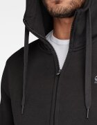 G-STAR Худи Premium Core с цип Черен