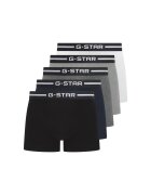 G-Star Raw Боксерки Hemlock - 5 чифта - Бял/Черен/Сив