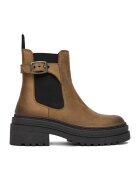 G STAR RAW Дамски боти - естествена кожа - кафяви