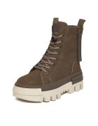 G STAR RAW Дамски ботуши естествена кожа зелени CEO-WI16-PATTRICK-01