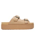 G STAR RAW Дамски чехли - RIMA-118915S - естествена кожа - бежови