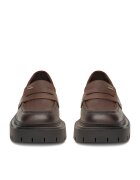 G STAR RAW Дамски мокасини кафяви естествена кожа