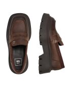 G STAR RAW Дамски мокасини - кафяви - естествена кожа