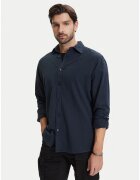 G STAR RAW Мъжка риза - G-Star Raw - синя - 100% памук - дълъг ръкав - стандартна кройка