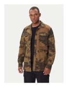 G STAR RAW Мъжка риза - Inne Cargo Pkt - зелена - устойчив материал