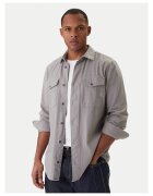 G STAR RAW Мъжка риза - сива - 50% памук и 50% рециклиран памук