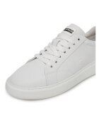 G STAR RAW Мъжки кецове LONDON-04 MI08 - естествена кожа - бели