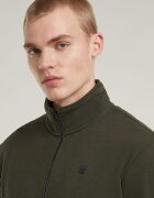 G-STAR Суитшърт Nifous с цип и памук Тъмно каки