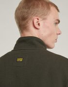 G-STAR Суитшърт Nifous с цип и памук Тъмно каки