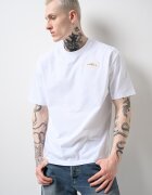 G-STAR Свободна тениска Badge от органичен памук Бял