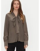 GAP Дамска блуза - 304986321 - Вискоза - Кафява