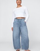 GAP Дънки Horseshoe със средновисока талия Светлосин