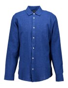 GAP Риза с лен и памук с класическа яка