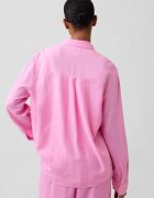 GAP Риза с лен с копчета Пастелнорозов