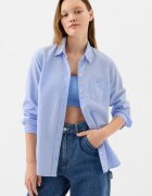 GAP Риза с лого Светлосин