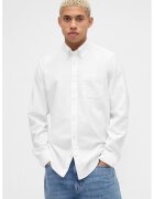 GAP Риза с памук с яка Oxford