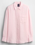 GAP Свободна ленена риза Светлорозов