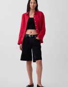 GAP Свободна ленена риза Червен