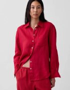 GAP Свободна ленена риза Червен