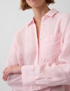 GAP Свободна ленена риза Светлорозов