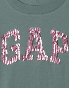 GAP Уголемена памучна блуза Зелени аспержи