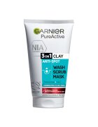 Garnier Гел за почистване Pure Skin Naturals 3 in 1 150 мл