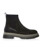 Gemelli Shoes Боти Marco Chelsea с велур - Тъмнокафяв