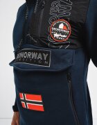 Geo Norway Худи Feretico с бродирано лого Черен/Тъмносин