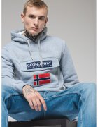 Geo Norway Худи Gadrien с лого - Светлосив меланж