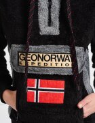 Geo Norway Поларено худи Gymclass Черен