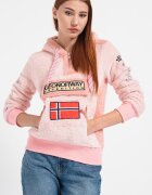 Geo Norway Поларено худи Gymclass Светлорозов