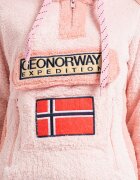 Geo Norway Поларено худи Gymclass Светлорозов