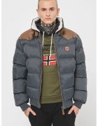 Geographical Norway Капитонирано яке Abramovitch тип пухенка - Кафяв/Въглен сиво