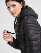 Geographical Norway Капитонирано зимно яке Beya с лого Черен