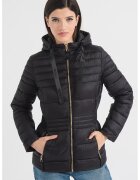 Geographical Norway Капитонирано зимно яке Beya с лого - Черен