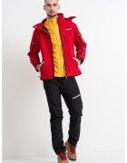 Geographical Norway Неопреново яке Tunar с отделяща се качулка - Червен