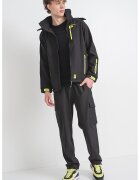 Geographical Norway Непромокаемо яке Ritchone с отделяща се качулка - Черен