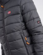 Geographical Norway Подплатено зимно яке Atikolor с джобове Антрацитно сиво