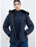 Geographical Norway Подплатено зимно яке Badeli - Тъмносин