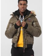 Geographical Norway Подплатено зимно яке Bugs с качулка - Каки